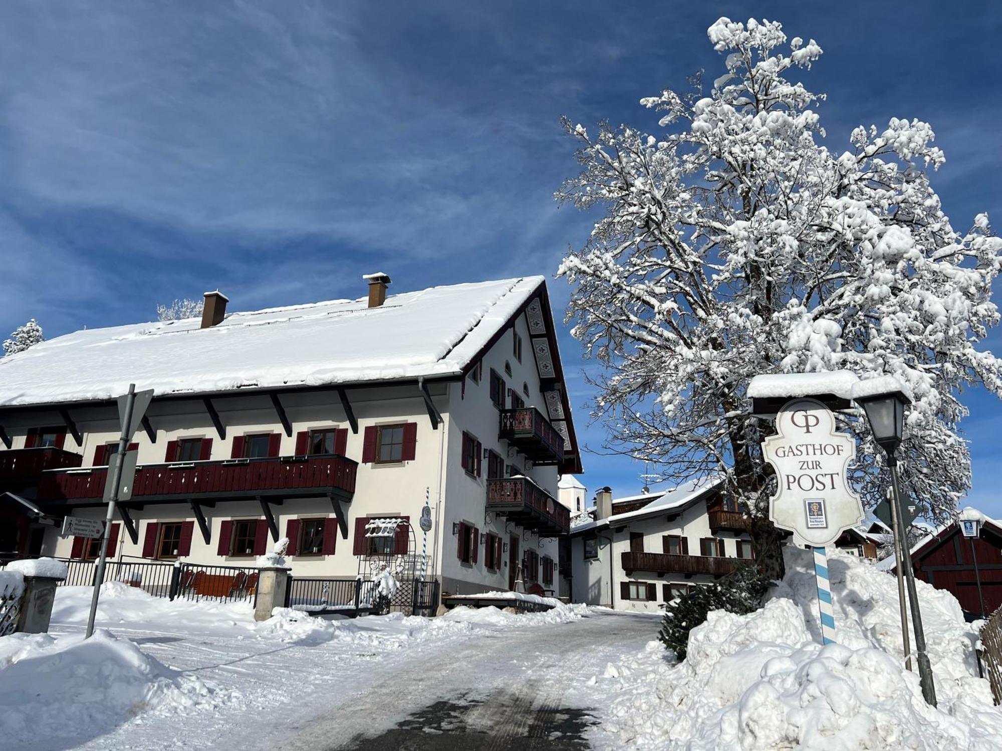Gasthof Zur Post Saulgrub ภายนอก รูปภาพ